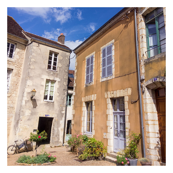 Maison percheronne dans les rues de Bellême